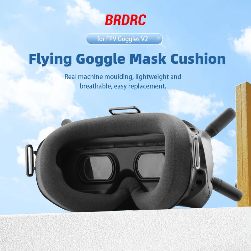 DJI FPV Combo V2 Eye Mask Pad – Replacement Sponge, Skin-Friendly Face Cover for Drone Goggles
