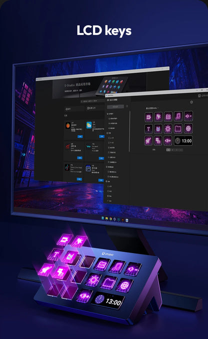Ulanzi D200 Production Console – Studio Controller for Gaming, Livestreaming & Content Creation