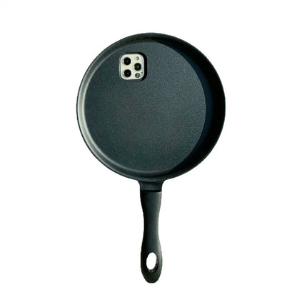 Funny 3D Frying Pan Phone Case – For iPhone 12/13/14/15 Pro Max and Samsung S21/S22/S23 Plus/Ultra