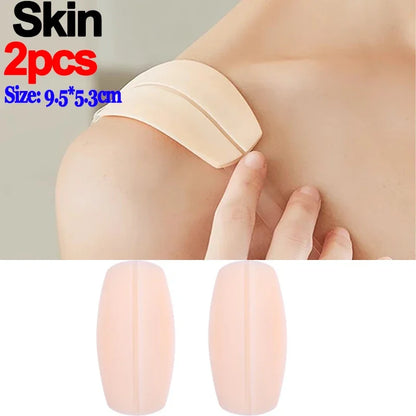 2/6PCS Silicone Anti-Slip Bra Strap Pads – Soft Shoulder Cushions for Women Pain Relief