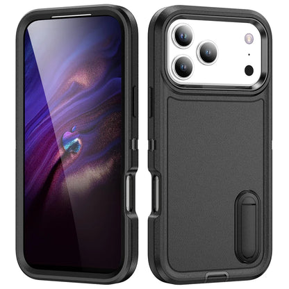 Heavy Duty Armor Phone Case for iPhone – Shockproof Stand Cover with Kickstand for iPhone 11 to 17 Series