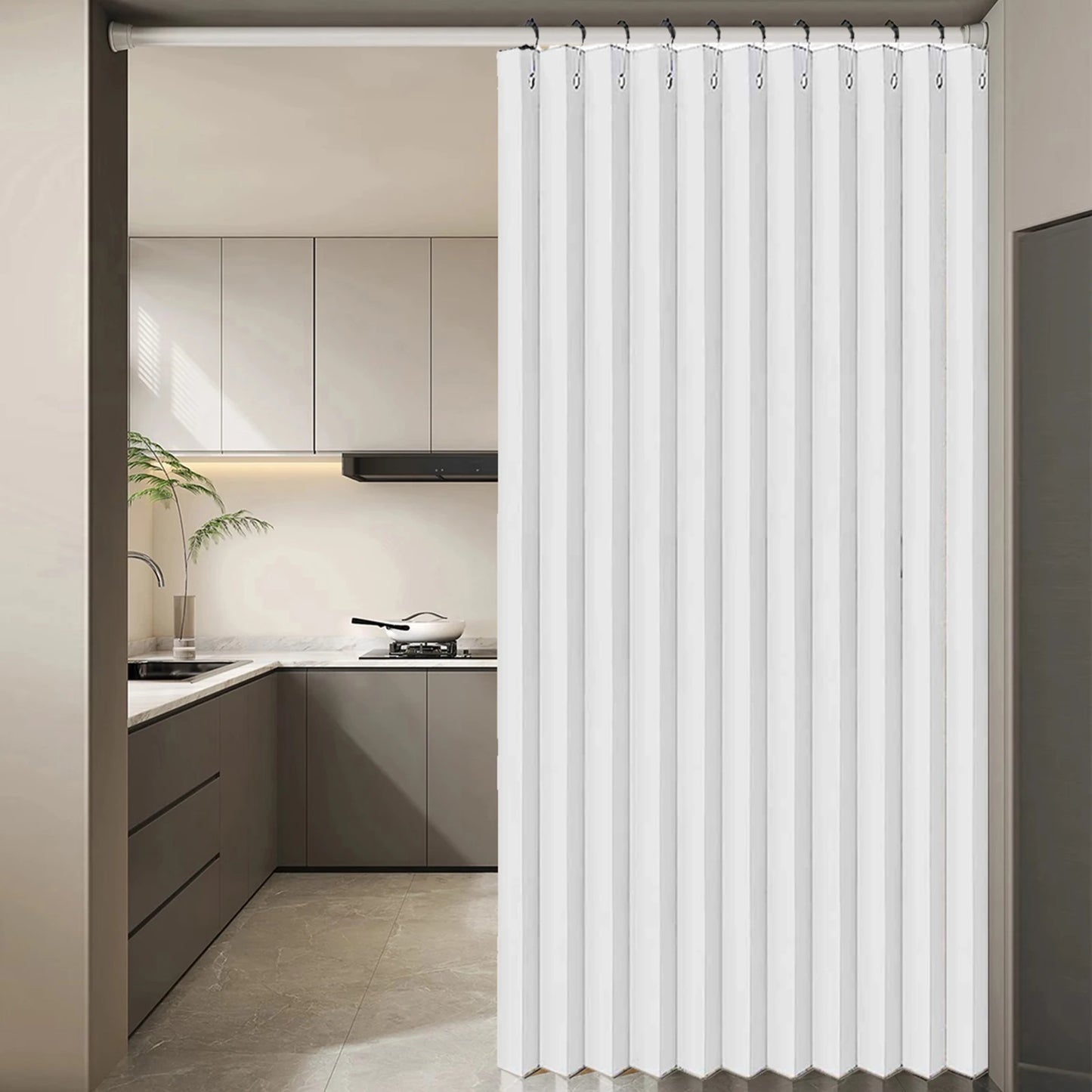 Extra Large Blackout Waterproof Curtain – Thermal Insulated Sliding Door & Shower Drapes for Living Room & Bedroom