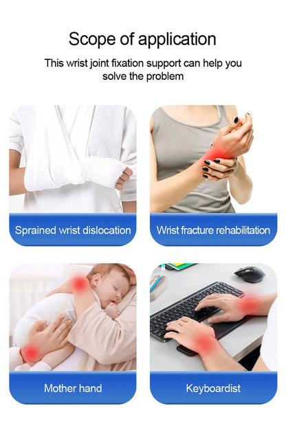 GOBYGO Knob Wrist Guard — Adjustable Tendon Sheath Brace with Removable Steel Plate for Comfort, Fixation & Compression Protection