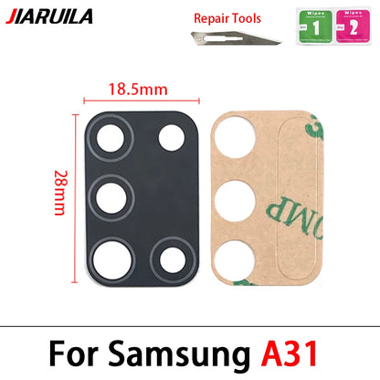 Rear Camera Glass Lens Replacement with Adhesive for Samsung M Series & A Series (M51, A10s, A20s, A12, A50s, A51, A71, M21, M31s)