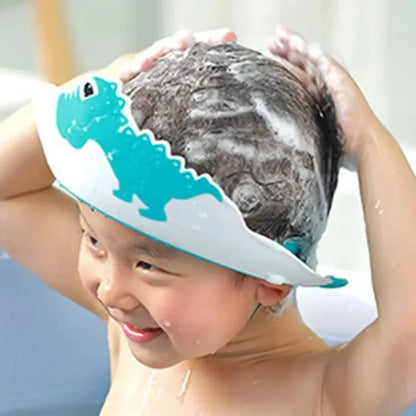 Baby Bath Shower Cap – Soft Adjustable Shampoo Shield Hat for Kids Hair Protection During Washing & Bath Time