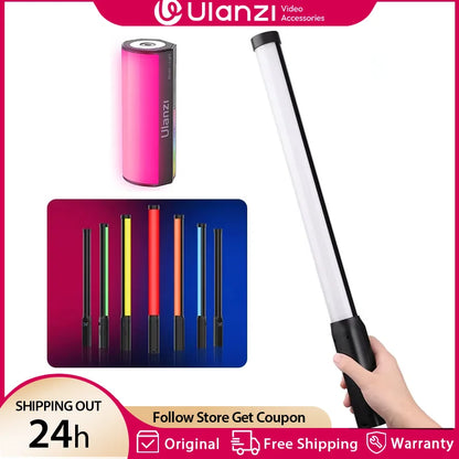 Ulanzi i-Light VL119 RGB LED Light Wand – 2500–9000K Magnetic Tube Light for Photography, Video & Vlog, Handheld Portable Lighting Stick
