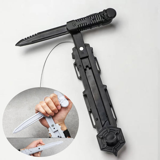 Assassin Sleeve Sword Toy - Retractable Rotating Blade Cosplay Prop for Kids, Interactive Game Play & Birthday Party Gift