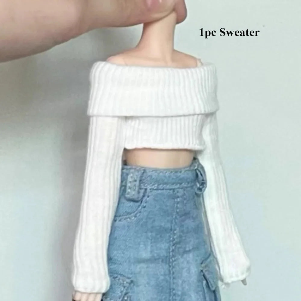 Casual DIY Doll Clothes — Handmade Cute T-Shirt, Vest & Jeans Outfit for Licca OB24/26/27 Dolls