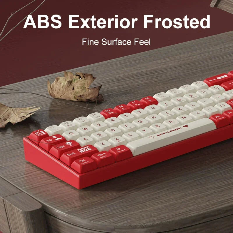 AJAZZ AK680 Mechanical Keyboard – 68 Key Wired/Wireless Bluetooth Gamer Keyboard with Hot-Swap Custom Gasket for PC and Laptop