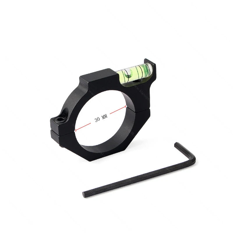 Alloy Rifle Scope Laser Bubble Spirit Level – Level Gauge Ring Mount Holder for 25.4mm, 30mm, 35mm Scope Tubes