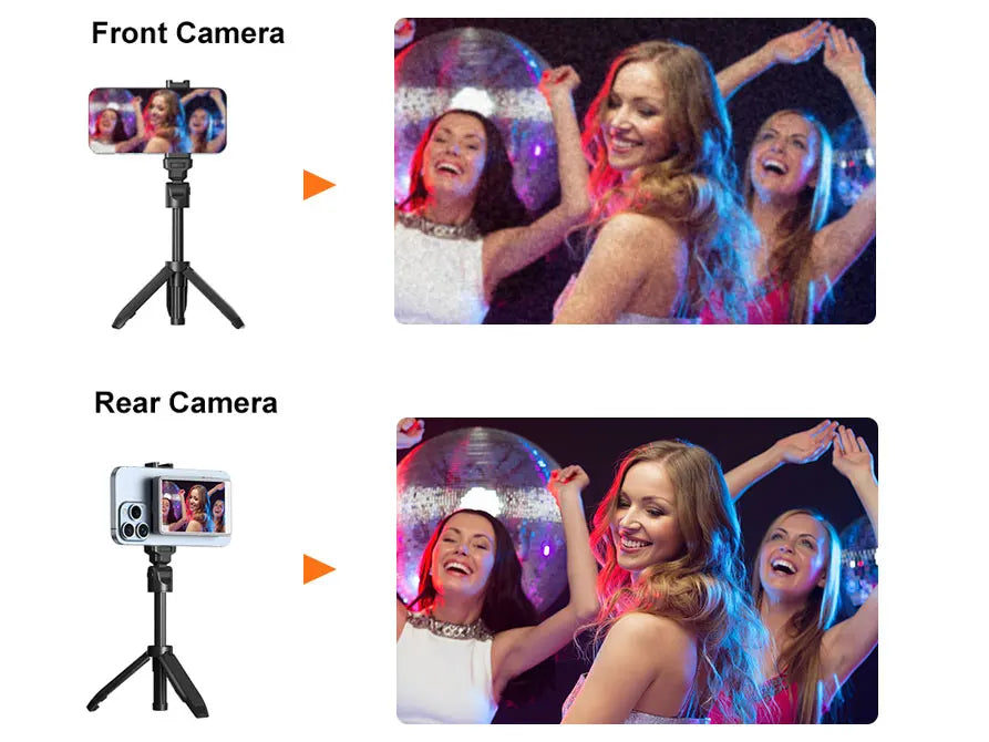 Vlog Selfie Monitor Screen for Phone – Rear Camera Display with MagSafe Magnetic Mount and Wireless Connection for Live Streaming
