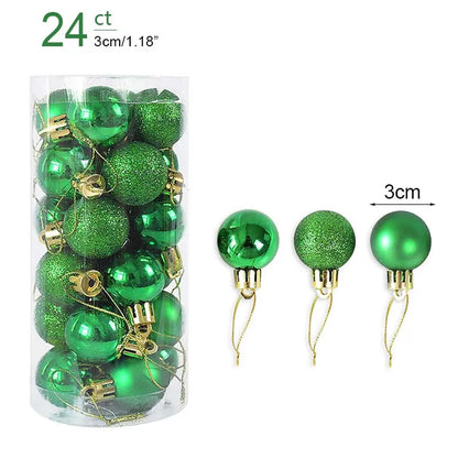 Christmas Ball Ornaments – Hanging Tree Pendants for Xmas, Home Decor, 2026 New Year & Holiday Gifts