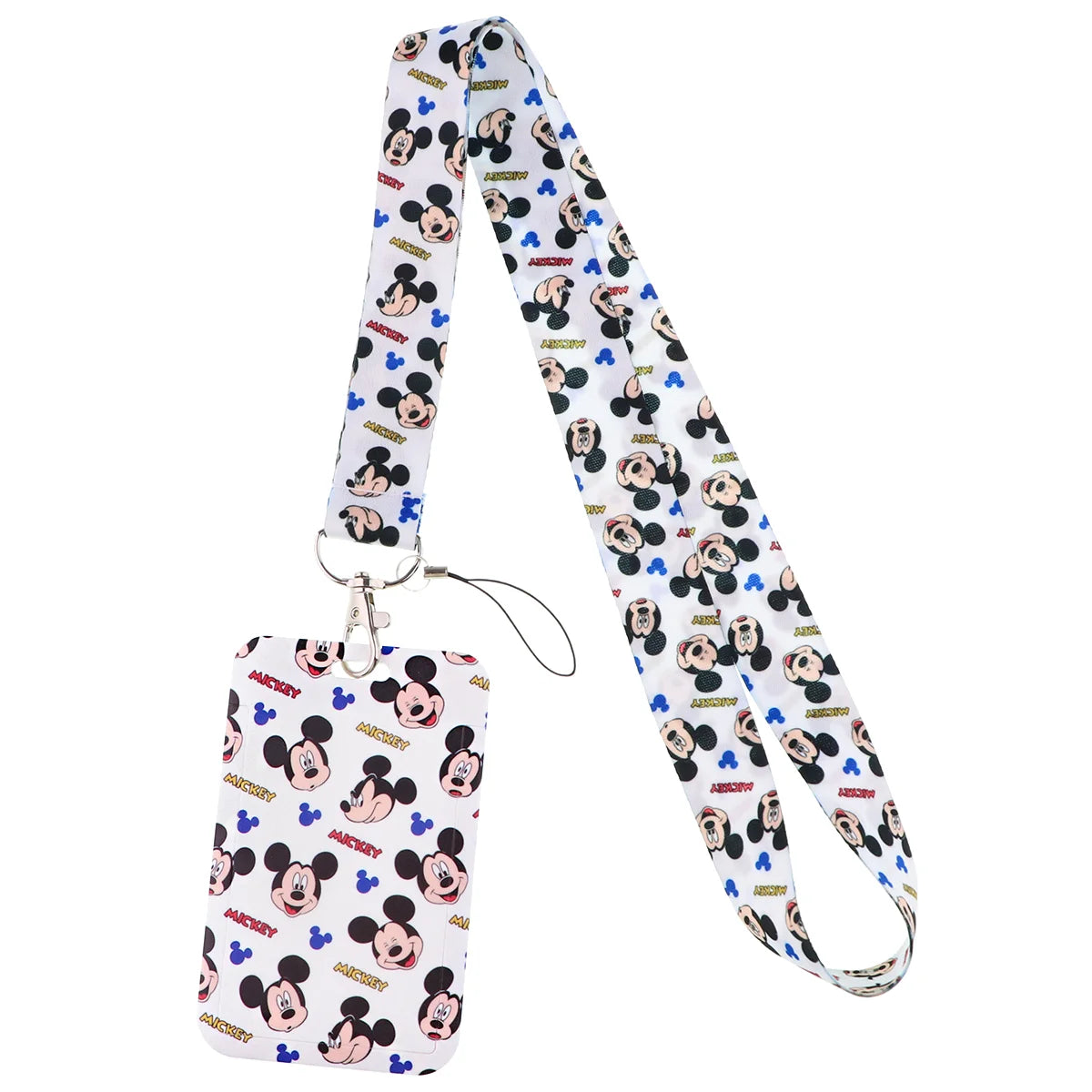Cartoon Stitch Credential Holder Lanyard – Cute Neck Strap for Keychain, Pass & Credit Card Holder Accessories
