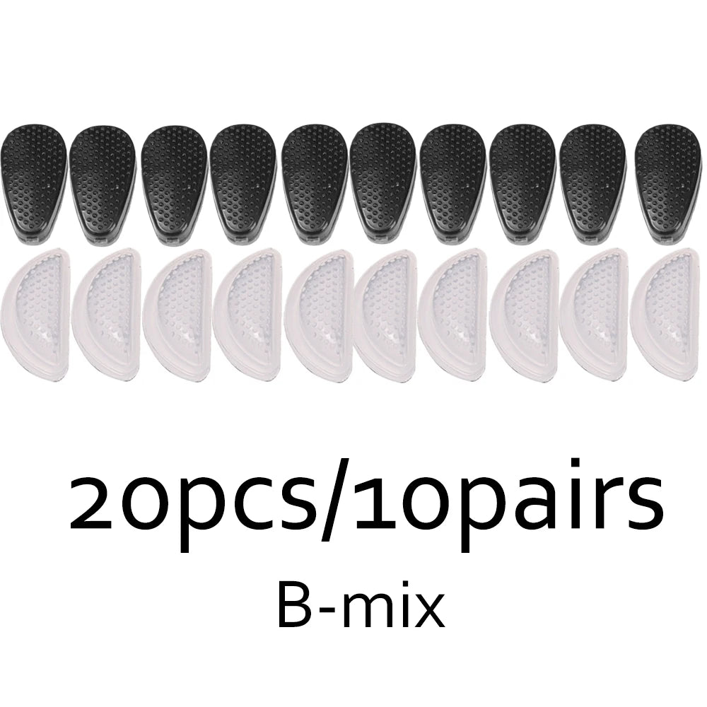 Anti-Slip Silicone Nose Pads for Glasses – Transparent Soft Self-Adhesive Eyewear Cushions