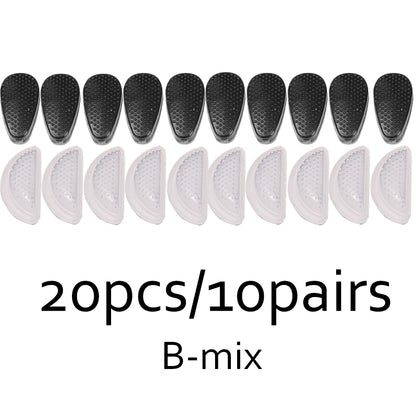 Anti-Slip Silicone Nose Pads for Glasses – Transparent Soft Self-Adhesive Eyewear Cushions