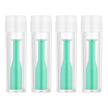 4pcs Contact Lens Suction Stick Set – Inserter & Remover Plunger Tweezers Eye Care Tool Kit for Lens Handling