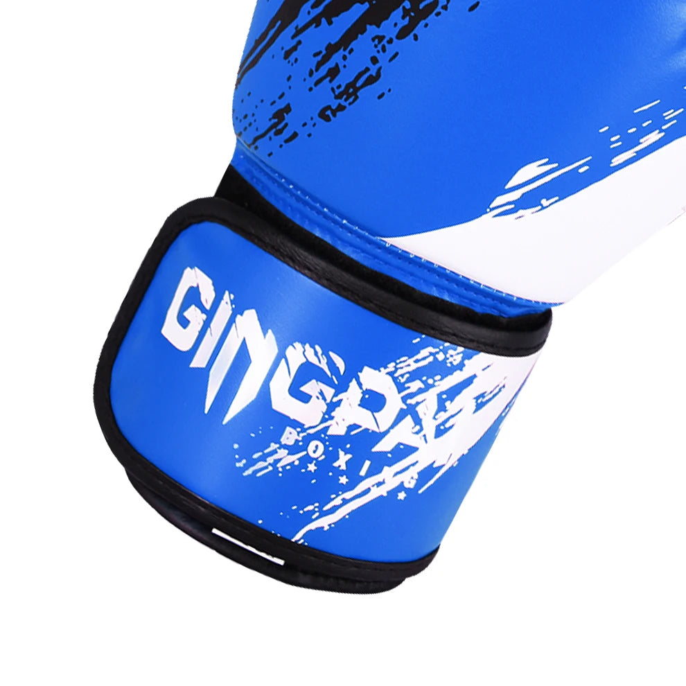 Adult Boxing Gloves - Comfortable Adjustable Punching & Sparring Mitts for Men - Black, Red, Blue Hand Protector