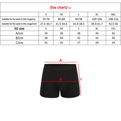 6-Pack Men's Black Boxer Shorts – Soft, Breathable Underwear for Comfort