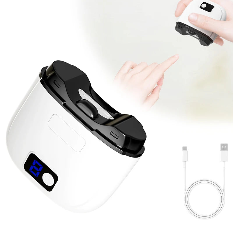 Electric Nail Clipper – 3-Speed Automatic Nail Cutter with Storage, LCD Light & USB Charging for Adults, Seniors, Babies, and Kids