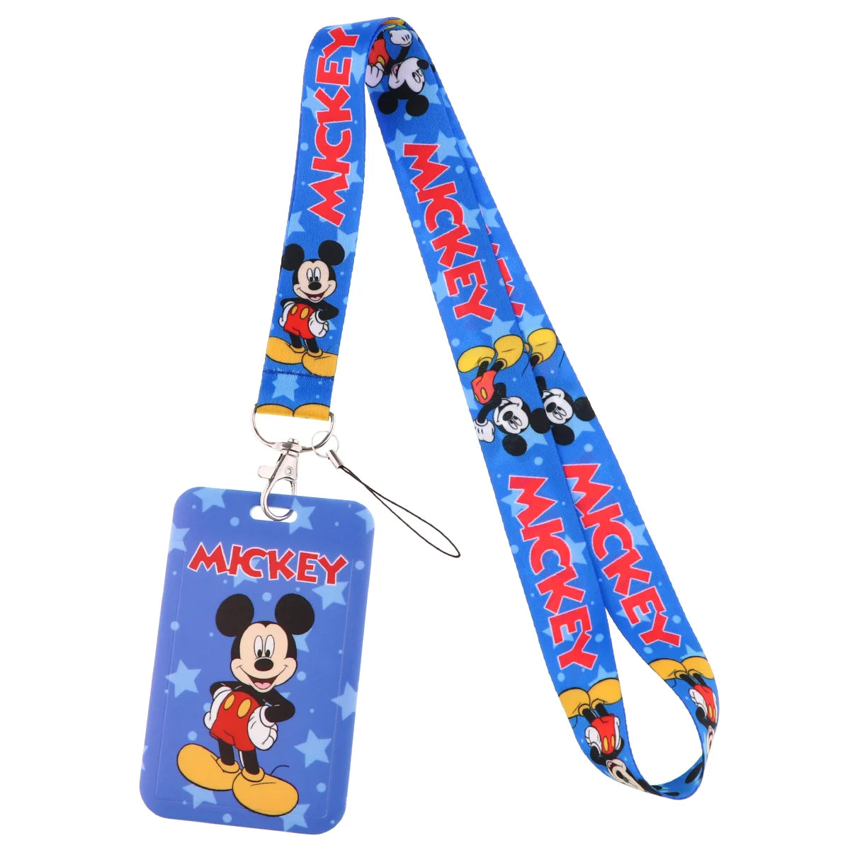 Cartoon Stitch Credential Holder Lanyard – Cute Neck Strap for Keychain, Pass & Credit Card Holder Accessories