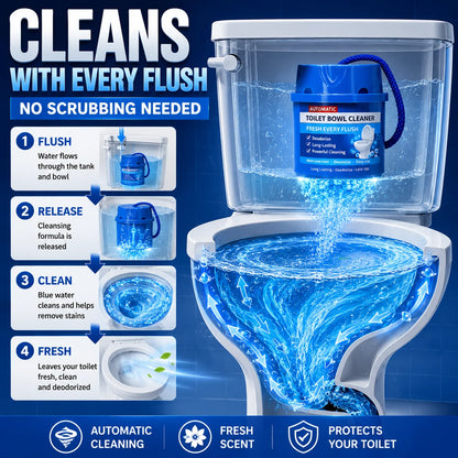 Toilet Cleaning Foam - Bathroom Toilet Cleaner and Deodorizer for Odor Removal and Long-Lasting Freshness