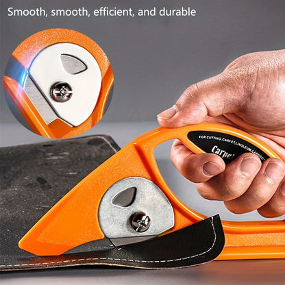 45mm Rotary Material Cutter - Heavy-Duty Utility Knife for Carpet, Linoleum, Fabric & Paper