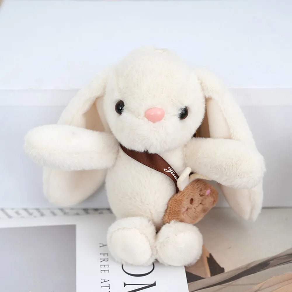 15cm Rabbit Fur Keychain - Cute Bag Charm, Car Pendant and Gift Accessory