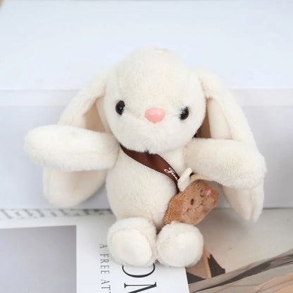 15cm Rabbit Fur Keychain - Cute Bag Charm, Car Pendant and Gift Accessory