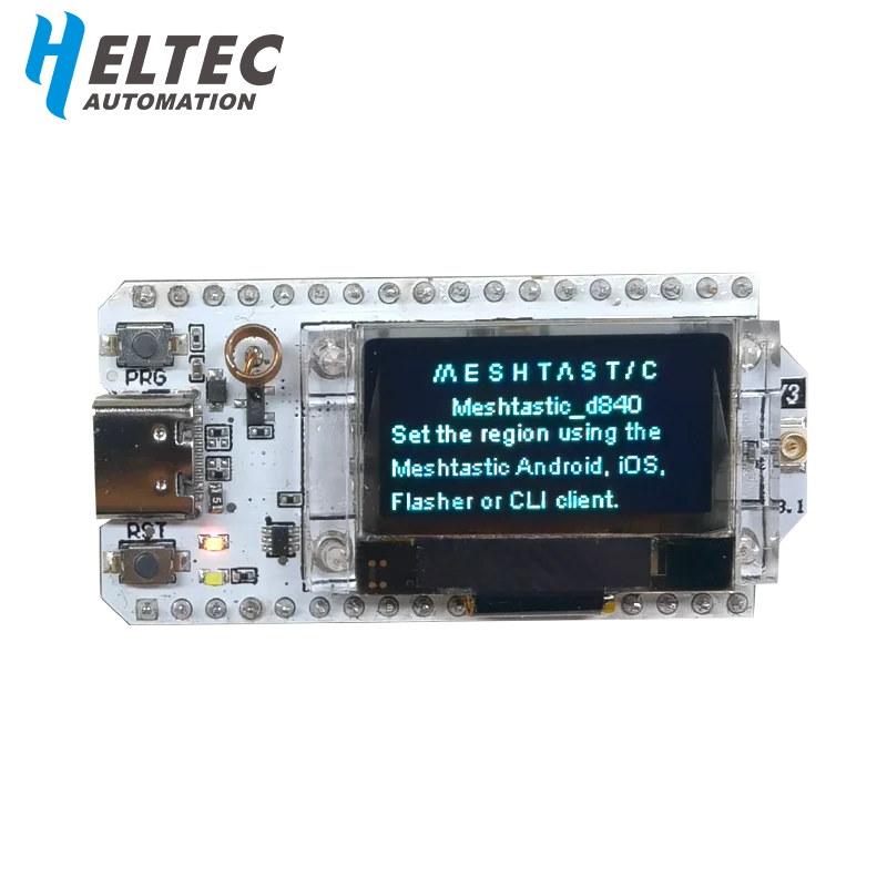 Heltec LoRa 32 V3 ESP32 Meshtastic Development Board with Case - 868MHz SX1262, WiFi & 0.96" OLED Display for Arduino IoT