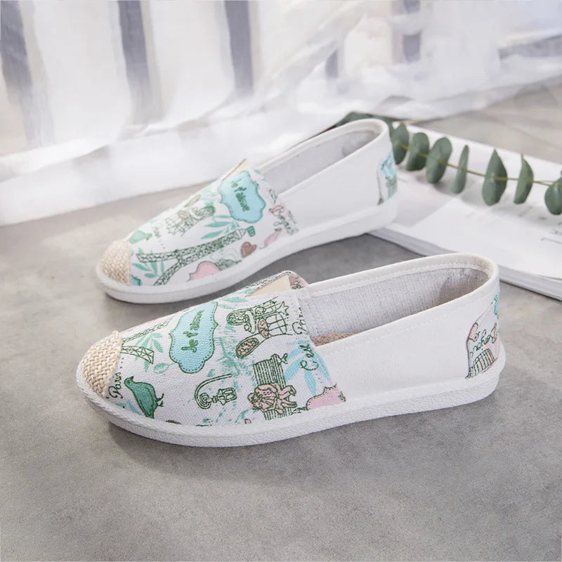 Women’s Summer Mesh Flat Shoes - Breathable Lightweight Slip-On Loafers & Casual Comfort Sneakers