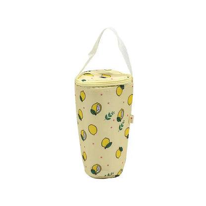 Portable Milk Tea Tote Bag – Insulated Heat Preservation Cup Carrier, Handbag for Drinks, Umbrella, and Camping Accessories