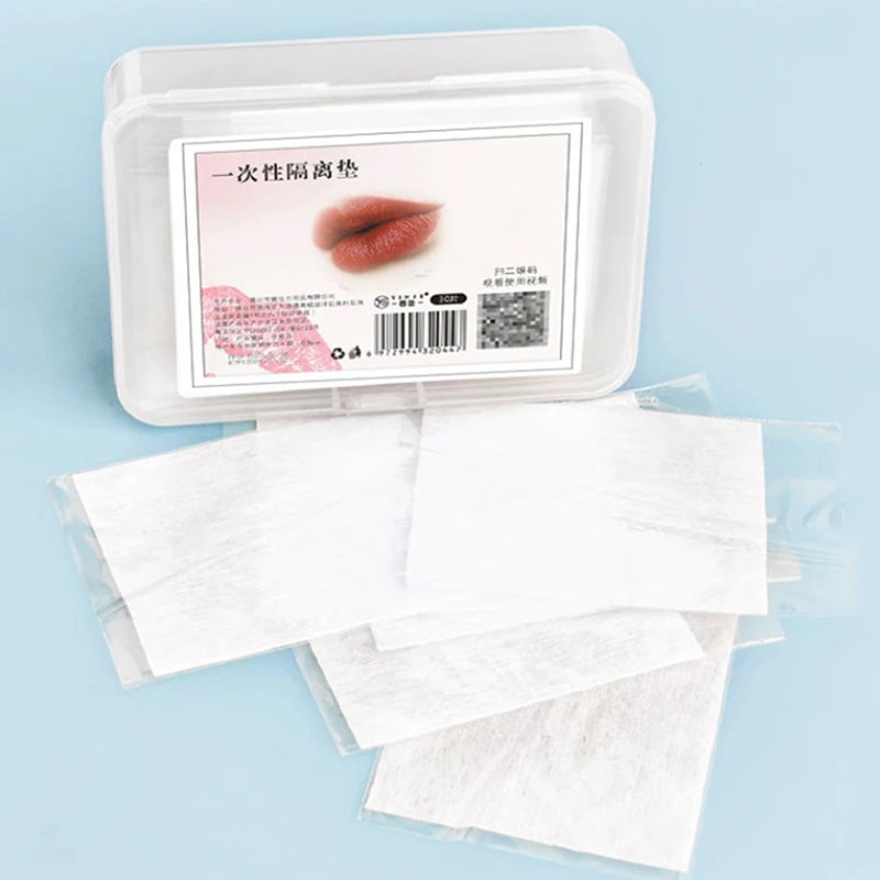 30/40pcs Microblading Lip Isolation Pads — Disposable Protective Film for Permanent Makeup Tattoo Accessories