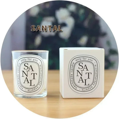 Romantic Transparent Scented Candle – Aromatic Gift Jar for Weddings & Special Occasions