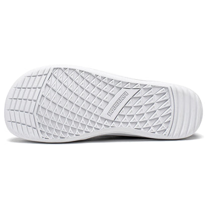 HOBIBEAR Mid-Top Barefoot Shoes – Unisex Wide Toe Canvas Sneakers for Walking & Outdoor