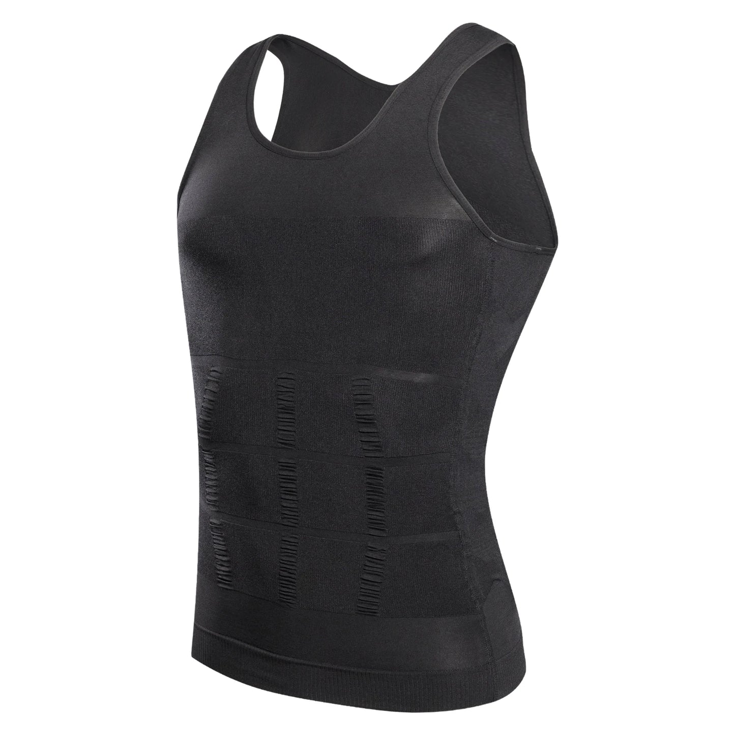 Men’s Compression Body Shaper Tank Top — Slimming Abs Abdomen Tummy Control Gym Workout Shapewear