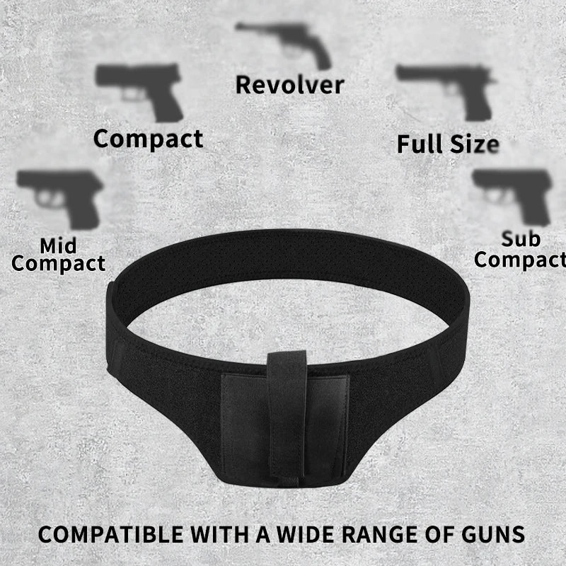 Multifunctional Tactical Belt Gun Holster – Quick Pull Outdoor Training Holster, Diving Material, 1PC