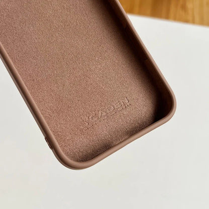 Liquid Silicone iPhone Case - Matte Soft Candy Color Cover for iPhone 11–18, 16e, Air, Plus & Pro Max Models