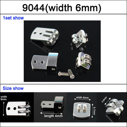 10 Sets Eyeglasses Hinge Replacement - Plastic Frames, Acetate Sunglasses, Wooden Glasses Repair Parts & Accessories