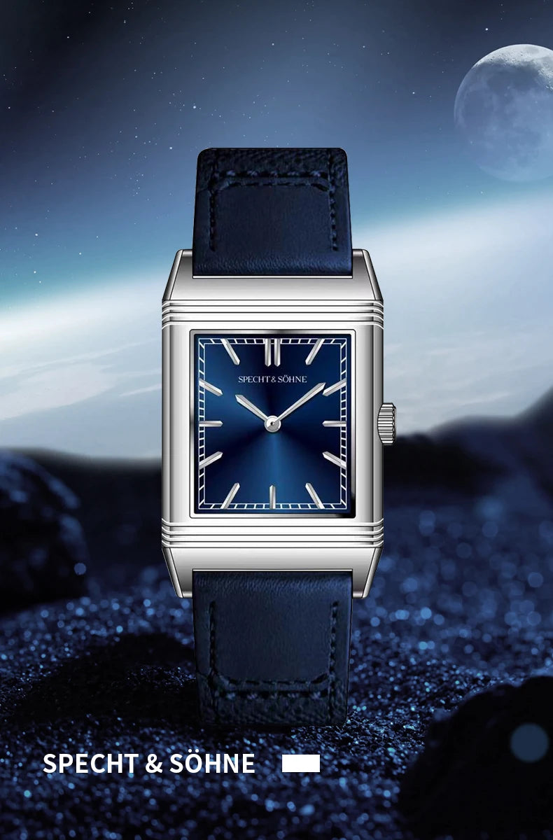 2025 Specht & Söhne Men’s Quartz Watch — 24MM 316L Stainless Steel, Sapphire Crystal, Waterproof Wristwatch