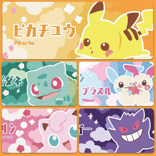 Cute Pokémon Anime Mouse Pad – Kawaii Gaming Mousepad for Laptop & Computer, Office Accessories Mouse Mat