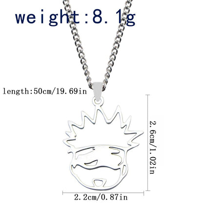 Jujutsu Kaisen Fushiguro Toji Sword Necklace - Spear of Tianri Knife Cosplay Pendant Choker Jewelry for Fans