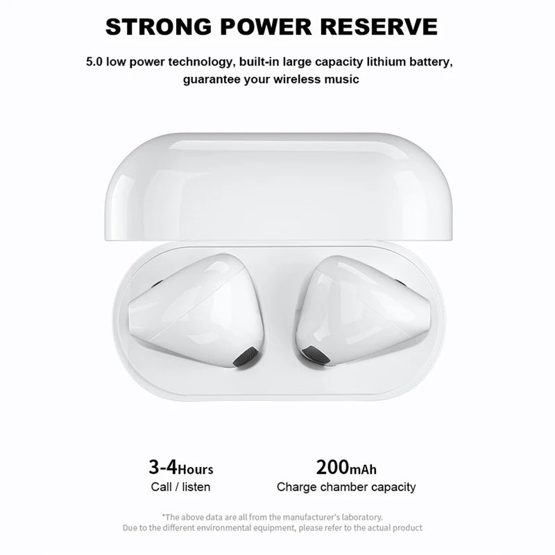 Pro 4 TWS Wireless Earbuds – Bluetooth 5.3 Waterproof Headphones with Mic for Xiaomi & iPhone