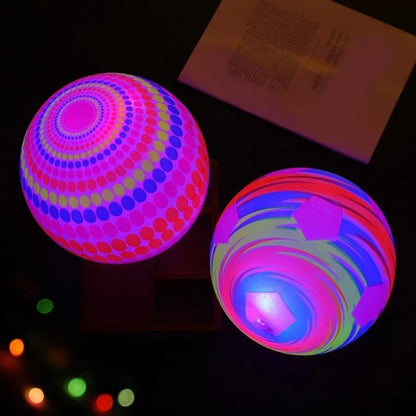 Kids Creative Luminous Flashing Musical Ball – Jumping, Bouncing & Vibrating Interactive Toy Gift