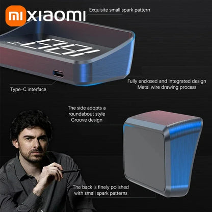 Xiaomi Car HUD Speedometer – Digital GPS Compass Head-Up Display Windshield Projector Multifunctional Accessory