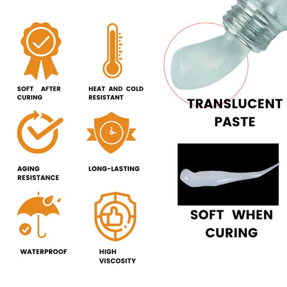 Strong Adhesive Glue - Multi-Surface Repair Glue for Silicone, Plastic, Metal, Glass, Dolls, Prosthetics, and Toys