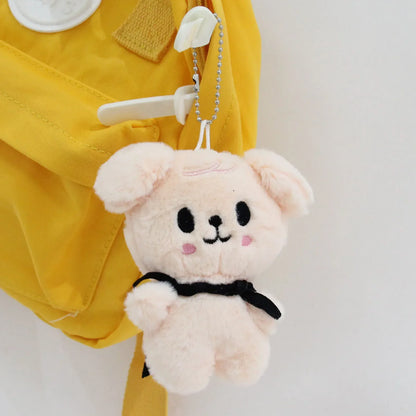 Kpop SKZOO Plush Keychain – Cute Dog Pendant Toy for Kids, Backpack Hanging, Birthday Gift