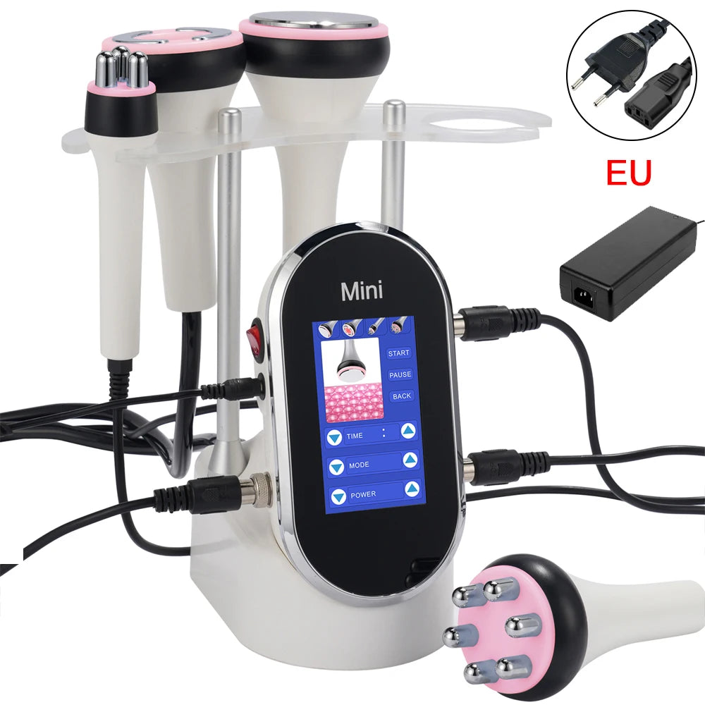4-in-1 Facial Care Ultrasonic Cavitation Machine — 40K Lipo Slimming & Skin Lifting Device