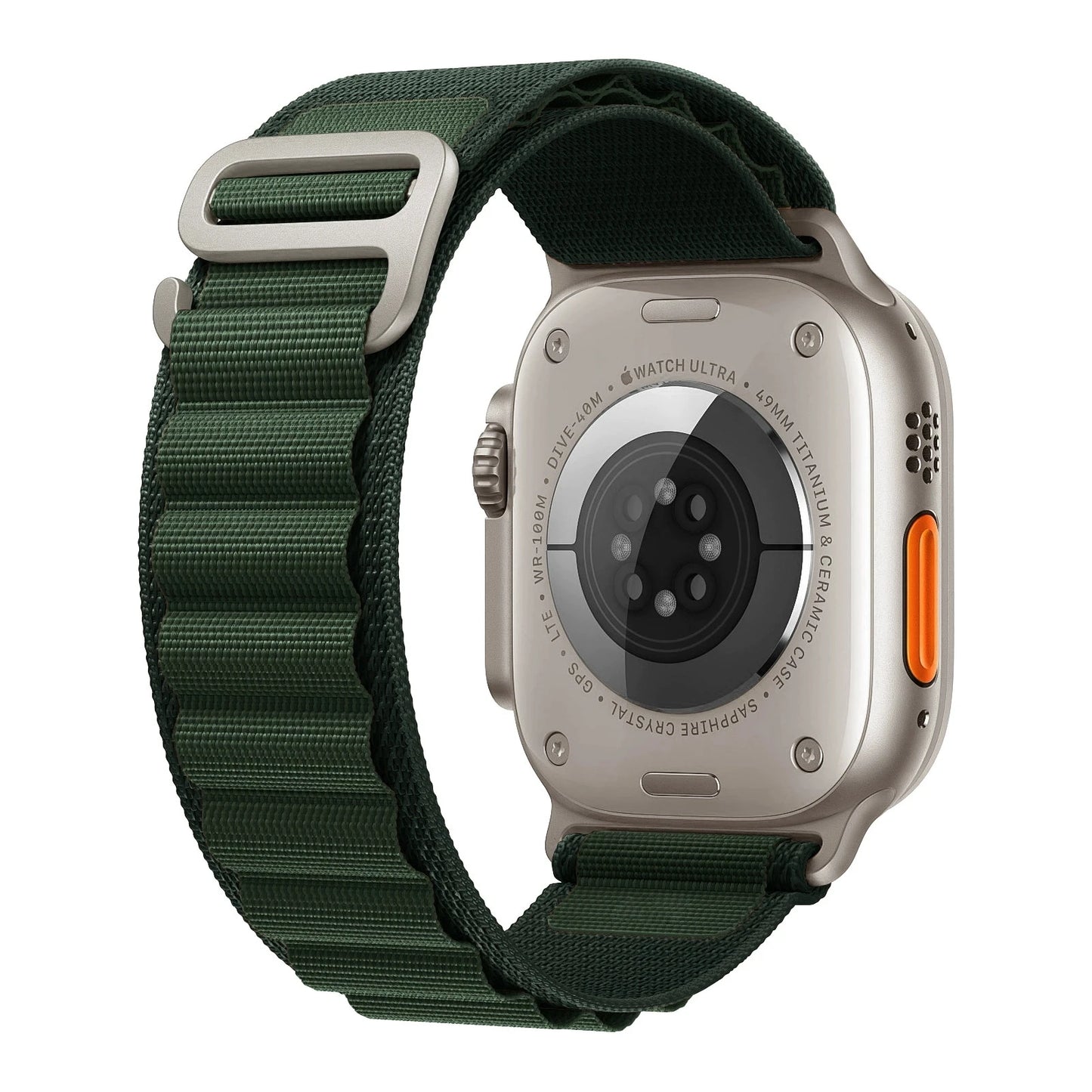 Alpine Loop Nylon Sport Strap for iWatch — Compatible with Series 4–10, 42/46/49mm Bands