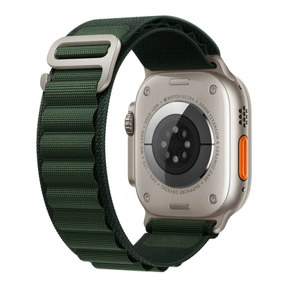 Alpine Loop Nylon Sport Strap for iWatch — Compatible with Series 4–10, 42/46/49mm Bands