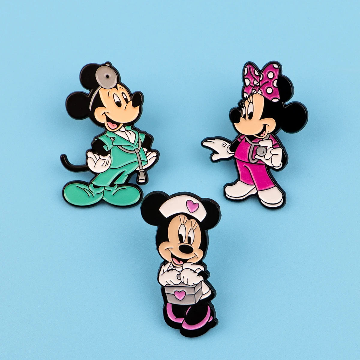 5pcs Medical Series Enamel Pin Set – Doctor & Nurse Brooches, Metal Lapel Pins for Backpack, Accessories & Gifts